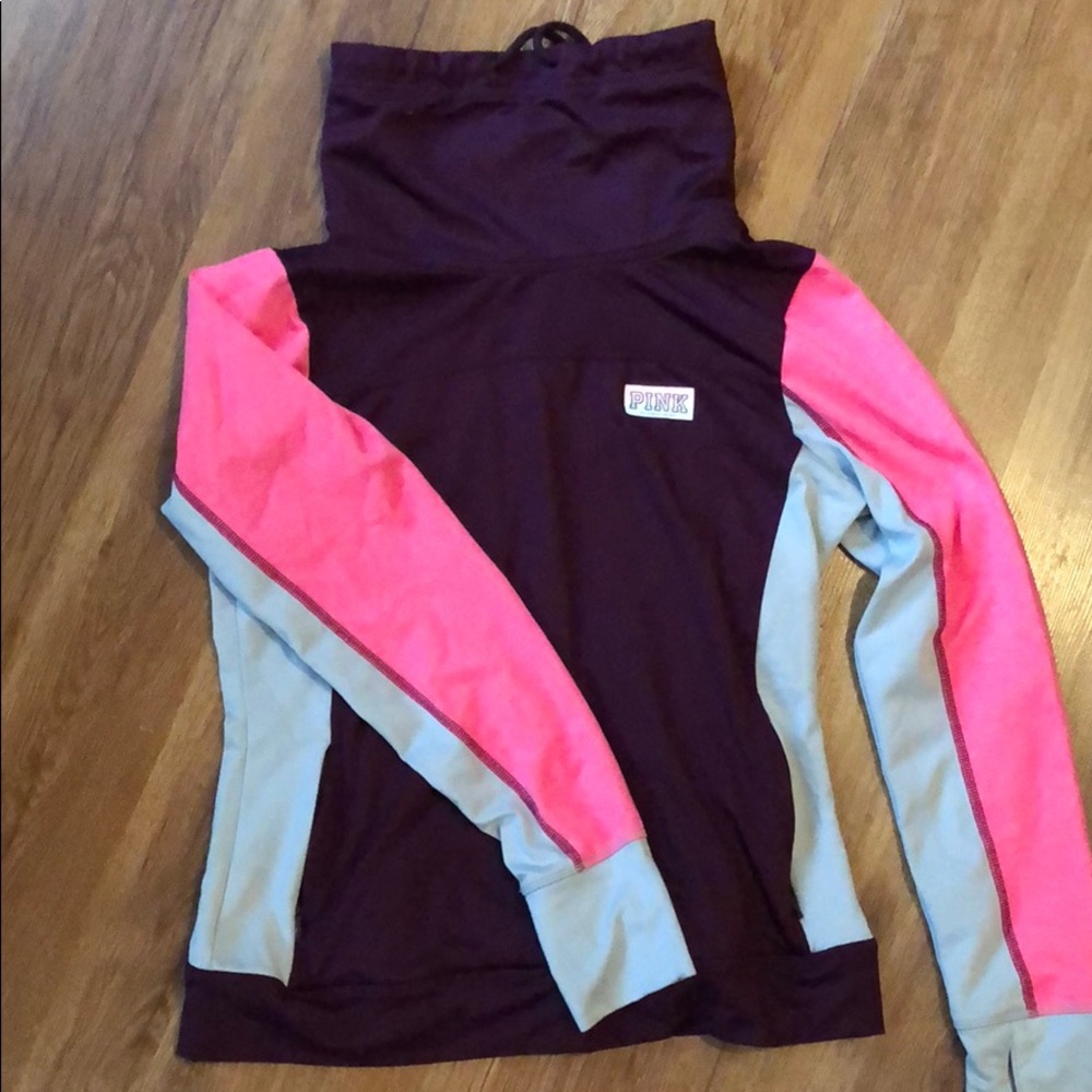 Pink Cowlneck Top